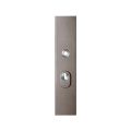 GPF Bouwbeslag Anastasius 9018.A3 veiligheids buitenschild SKG*** 248x52x11 mm rechthoekig met kerntrekbeveiliging PC55 massief Mocca blend GPF9018A3032