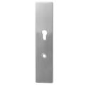 GPF Bouwbeslag RVS 9052.72 veiligheids buitenschild Comfort SKG*** 248x52x11 mm rechthoekig PC72 RVS geborsteld GPF905209042