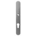 GPF Bouwbeslag RVS 9128.92 veiligheids binnenschild smal SKG*** 257x35x8 mm afgerond PC92 RVS geborsteld GPF912809062