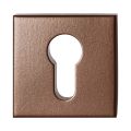 GPF Bouwbeslag Anastasius GPF9386.A2 Outside veiligheidsbuitenrozet vierkant 54x54x12,5 mm SKG*** Bronze blend GPF9386A2O199