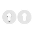 GPF Bouwbeslag ZwartWit GPF9391.62 Set veiligheidsrozet rond 54 mm SKG*** wit GPF939162S199