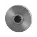 GPF Bouwbeslag RVS 9826.09 beldrukker rond 50x8 mm met zwarte button RVS geborsteld GPF982609400