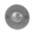 GPF Bouwbeslag RVS 9827.06 beldrukker rond 50x2 mm met RVS button RVS geborsteld GPF982706400