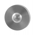 GPF Bouwbeslag RVS 9827.09 beldrukker rond 50x8 mm met RVS button RVS geborsteld GPF982709400