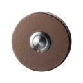 GPF Bouwbeslag Anastasius 9827.A2.1100 beldrukker rond 50x8 mm met RVS button Bronze blend GPF9827A21100