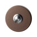 GPF Bouwbeslag Anastasius 9827.A2.1100 deurbel beldrukker rond 50x8 mm met RVS button Bronze blend GPF9827A21100
