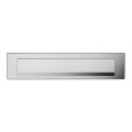 GPF Bouwbeslag RVS GPF9830.49 briefplaat 340x77 mm met valklep 280x45 mm RVS gepolijst GPF983049400