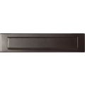 GPF Bouwbeslag Anastasius 9830.A1 briefplaat 340x77 met valklep 280x45 mm Dark blend GPF9830A10000