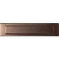 GPF Bouwbeslag Anastasius 9830.A2 briefplaat 340x77 mm met valklep 280x45 mm Bronze blend GPF9830A20000