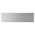 GPF Bouwbeslag RVS GPF9836.09 briefplaat rechthoekig 350x100x2,5 mm met verende vlakke binnenklep RVS geborsteld GPF983609000