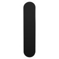 GPF Bouwbeslag ZwartWit GPF9842.61 blind veiligheids buitenschild SKG*** 248x52x11 mm afgerond geheel blind zwart GPF984261000
