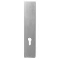 GPF Bouwbeslag RVS 9847.55 veiligheids buitenschild SKG*** 248x52x11 mm rechthoekig PC55 zonder krukgat RVS geborsteld GPF984709032