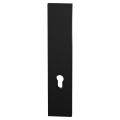 GPF Bouwbeslag ZwartWit GPF9847.61 PC55 veiligheids buitenschild SKG*** 248x52x11 mm rechthoekig PC55 zonder krukgat zwart GPF984761032