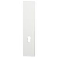 GPF Bouwbeslag ZwartWit GPF9847.62 PC92 veiligheids buitenschild SKG*** 248x52x11 mm rechthoekig PC92 zonder krukgat wit GPF984762062