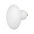 GPF Bouwbeslag ZwartWit GPF9851.62 S5 Ei-knop 62 mm voor veiligheids schilden vast inclusief wisselstift GPF9851620400
