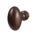 GPF Bouwbeslag Anastasius 9851.A2 S5 Ei-knop 65 mm voor veiligheids schilden vast met wisselstift Bronze blend GPF9851A20400