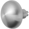 GPF Bouwbeslag RVS 9857.09 S5 Paddenstoel knop 65 mm voor veiligheids schilden vast met wisselstift RVS geborsteld GPF985709400