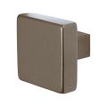 GPF Bouwbeslag Anastasius 9948.A3 S1 vierkante knop 53x53x16 mm draaibaar met krukstift Mocca blend GPF9948A30200