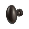 GPF Bouwbeslag Anastasius 9951.A1 S2 Ei-knop 62 mm vast met knopvastzetter Dark blend GPF9951A10400