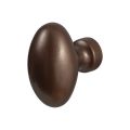 GPF Bouwbeslag Anastasius 9951.A2 S2 Ei-knop 62 mm vast met knopvastzetter Bronze blend GPF9951A20400