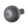 GPF Bouwbeslag PVD GPF9954.P1 S1 kogel deurknop 50 mm draaibaar met krukstift PVD antraciet GPF9954P1200