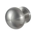 GPF Bouwbeslag RVS 9957.09-00 S2 GPF9957.09-00 RVS Paddenstoel knop S2 65 mm met knopvastzetter met rond rozet RVS geborsteld GPF9957090400-00