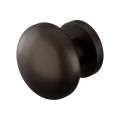 GPF Bouwbeslag Anastasius 9957.A1-00 S2 GPF9957.A1-00 Paddenstoel knop S2 65 mm met knopvastzetter met rond rozet Dark blend GPF9957A10400-00