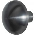 GPF Bouwbeslag PVD 9957.P1 S3 Paddenstoel knop 65 mm vast met metaalschroef M10 PVD antraciet GPF9957P1410