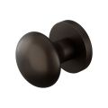 GPF Bouwbeslag Anastasius 9959.A1-00 S2 GPF9959.A1-00 Paddenstoel knop S2 52 mm met knopvastzetter met rond rozet Dark blend GPF9959A10400-00