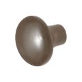 GPF Bouwbeslag Anastasius 9959.A3 S2 Paddenstoel knop 52 mm vast met knopvastzetter Mocca blend GPF9959A30400