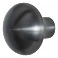 GPF Bouwbeslag PVD 9959.P1 S3 Paddenstoel knop 52 mm vast met metaalschroef M10 PVD antraciet GPF9959P1410