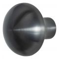 GPF Bouwbeslag PVD 9959.P1 S1 Paddenstoel knop 52 mm draaibaar met krukstift PVD antraciet GPF9959P1200