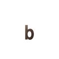 GPF Bouwbeslag Anastasius 9800.A1.0156-b letter B 156 mm Dark blend GPF9800A10156-b