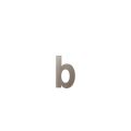 GPF Bouwbeslag Anastasius 9800.A3.0156-b letter B 156 mm Mocca blend GPF9800A30156-b