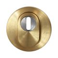 GPF Bouwbeslag PVD GPF9392.P4 Outside veiligheidsbuitenrozet rond 54 mm SKG*** kerntrekbeveiliging PVD mat messing GPF9392P4O199