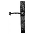 Kirkpatrick KP2459L deurkruk gatdeel op schild 266x38 mm blind linkswijzend smeedijzer zwart TH6245960200
