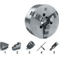 Bison 85.423 ISO 702-2 (DIN 55029) zelfcentrerende drie-klauwplaat staal type 3544 C5 160 mm 85.423.1605