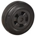 Protempo serie 01 transportwiel los PP velg standaard zwarte rubberen band 100 mm rollager RVS 101.109.120.000