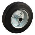 Protempo serie 02 transportwiel los stalen velg standaard zwarte rubberen band 125 mm rollager 102.122.150.000