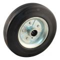 Protempo serie 02 transportwiel los stalen velg standaard zwarte rubberen band 225 mm rollager 102.222.250.000