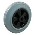 Protempo serie 11 transportwiel los PP velg standaard grijze rubberen band 80 mm rollager RVS 111.089.120.000