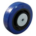 Protempo serie 13 transportwiel los zwarte PA velg blauwe elastische rubberen band ± 70 shore A 125 mm kogellager 113.126.100.000