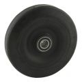 Protempo serie 18 transportwiel los stalen velg zwarte elastische rubberen band ± 72 shore A 250 mm kogellager 118.256.300.070