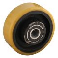 Protempo serie 28 transportwiel los gietijzeren velg PU band ± 94 shore A 125 mm kogellager 128.126.200.040