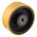 Protempo serie 28 transportwiel los gietijzeren velg PU band ± 94 shore A 150 mm kogellager 128.156.200.030