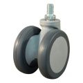 Protempo serie 55-74 zwenk apparatenwiel draadstift M10 PA gaffel grijze PA velg PU band 65 mm glijlager 455.651.744.000