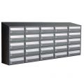 Allux Hive set postkast staal verzinkt gepoedercoat 5-breed 5-hoog met dak antraciet 40030065_5x5d