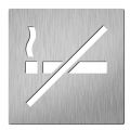 Didheya pictogram vierkant Niet roken RVS inox 51952013