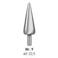 Rotec 420 HSS conische plaatboor Splitpoint nummer 9 5,0-22,5 mm 420.0009