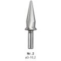 Rotec 422 HSS conische plaatboor met aanslag nummer 2 3,0-10,2 mm 422.0002